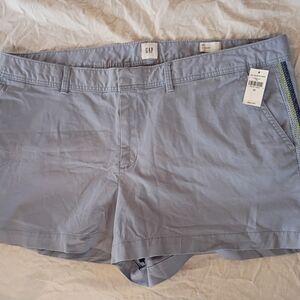 GAP Women's Soft Blue Casual Shorts 20 Plus